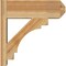 Ekena Millwork Merced Rough Sawn Craftsman Outlooker, Western Red Cedar, 8"W x 22"D x 22"H OUT08X22X22MRC04RWR - alternate 2